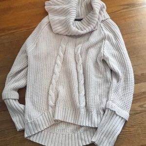 Suzy shier cowl neck sweater